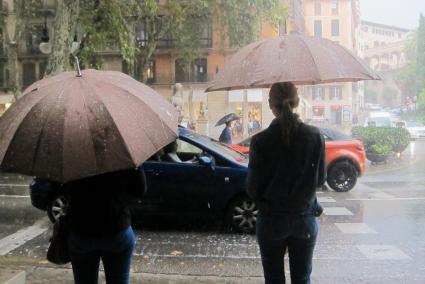 Les pluges que cauran a les Balears poden ser intenses o localment molt intenses.