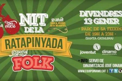 La temàtica folk serà la protagonista de la 23 edició de la Nit de la Ratapinyada.
