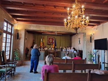 Més, Seny i PSOE acusen dues regidores del PP de manipular la retransmissió del ple