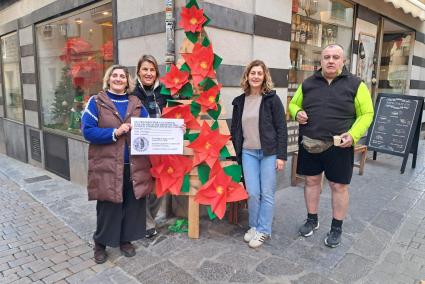 Botiguers del carrer de sa Lluna presentaren la campanya.