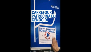 [VÍDEO] Acció de boicot contra supermercats Carrefour a Mallorca