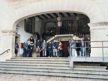 Minut de silenci per les víctimes de l'accident ferroviari