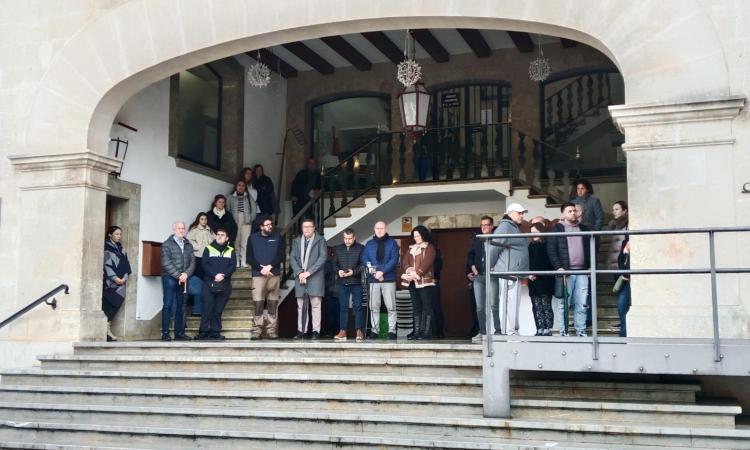 Minut de silenci per les víctimes de l'accident ferroviari