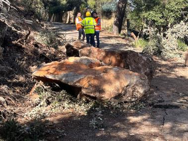 Esporles ha restringit l'accés a la zona des Verger per risc de nous despreniments.