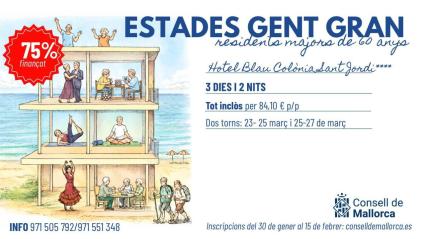 La primera convocatòria és per als dies 23–25 i 25–27 de març a l’Hotel Blau Colònia Sant Jordi i comptarà amb 1.000 places.