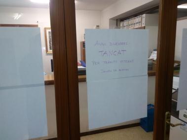 El departament d'obres tancarà un dia per setmana