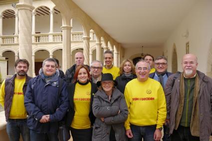 Soler amb la resta de membres de la direcció de l'ASM.