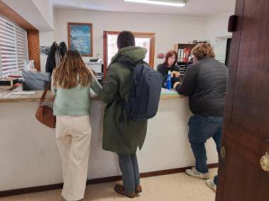 El registre de l'Ajuntament, situat al primer pis.