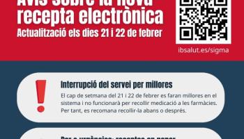 La targeta sanitària de les Balears no es podrà usar aquest cap de setmana