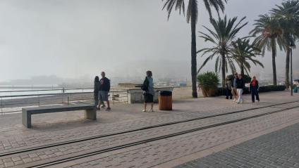 La boira cobreix el Port i part de Sóller