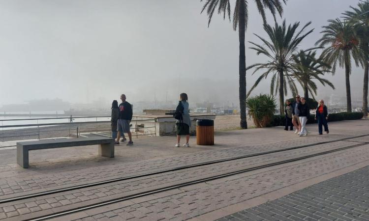 La boira cobreix el Port i part de Sóller
