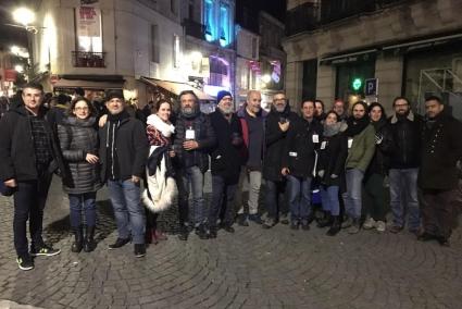 Els representants balears al Festival d’Angulema.