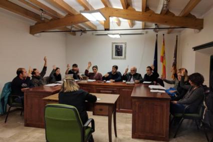 Plenari d'aquest passat dilluns a l'Ajuntament de Sineu.