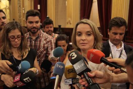 Margarita Prohens aquest dilluns al Parlament. 