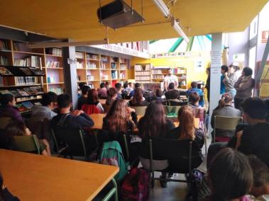 Xerrada de Valtonyc a l'IES Santa Margalida.