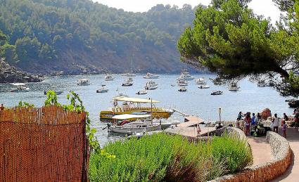 Imatge de Tuent, on l'Ajuntament també vol fer un aparcament devora la platja.