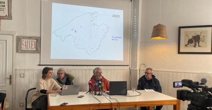 Presenten un mapa de les instal·lacions fotovoltaiques en sòl rústic a Mallorca