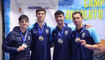 Josep Castro es penja tres medalles al Campionat d'Espanya de natació absolut
