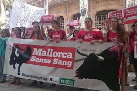 Desenes de persones han participat en la protesta. 