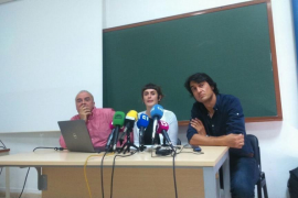 Els investigadors de la UIB Sònia Vives-Miró, Onofre Rullan i Jesús M. Gonzalez.