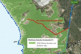 El GOB ha advertit aquest dilluns que l'esmena de MÉS i el PSIB per permetre l'aparcament d'Es Trenc «posarà en risc la legalitat» del nou parc natural.