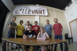 Els representants de l'Esquerra Independentista a Manacor.