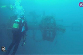 IB3 emetrà, en línia, imatges inèdites del vaixell enfonsat 'Don Pedro'