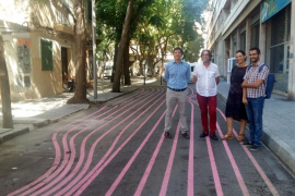 El nou tram del carril bici permet ampliar la xarxa ciclista de Palma fins als 82 quilòmetres