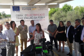 Comencen les obres d’electrificació de la línia ferroviària Enllaç-Sa Pobla