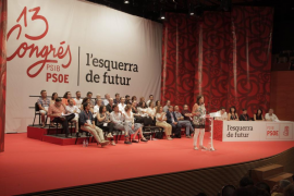 Armengol durant la primera sessió del 13è Congrés del PSIB.