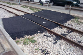 Pas a nivell del Tren de Sóller.