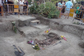 Exhumació de la fossa de Sant Joan.