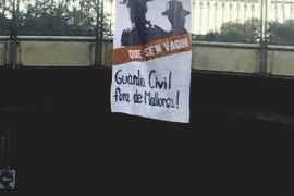 Rebuig a la presència de la Guàrdia Civil a Mallorca