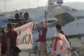 [VÍDEO] Arran reivindica l’acció realitzada en el Moll Vell contra el «turisme massiu»