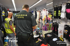 Una operació policial contra la venda de productes il·legals inspecciona 30 locals 