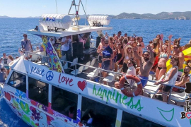 Fins a 6.000 € de multa per fer una 'Boat Party' en el Parc Natural de Ses Salines