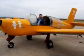 L'helicòpter d''Hazte Oir' fa comptes volar sobre Palma