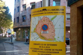 Palma se suma aquest dimarts al Dia sense Cotxes   
