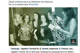 [VÍDEO] Diversos músics liderats per Txarango llancen una cançó pel SÍ