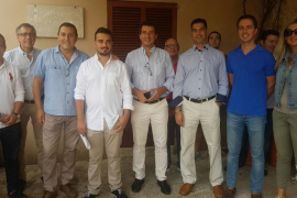 Company, que ha assistit a la proclamació de Biel Crespí com a nou president del PP de Consell.