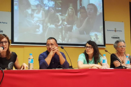 Conferència telemàtica per confeccionar part de l'equip que acompanyarà a Laura Camargo.