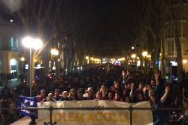 Manifestació 'Volem Acollir' a Palma, febrer 2017