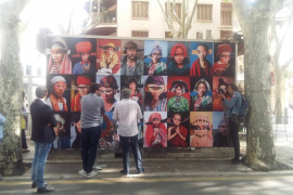 Sis artistes decoren els quioscs de La Rambla de Palma