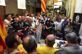 MÉS se solidaritza amb «els encausats per l'organització del referèndum»