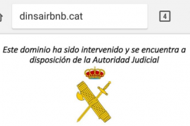 El Govern espanyol tanca la web de DinsAirbnb per allotjar una còpia de la web del referèndum