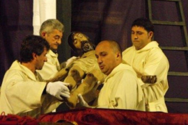 Davallament divendres sant 2009.