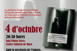 Presentació de la biografia novel·lada de Joan Valls i Jordà a Muro