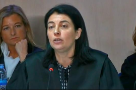L'Advocada de l'Estat, Dolores Ripoll, durant la seva intervenció en el judici del cas Nóos