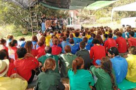 Els escoltes sollerics van dur a terme unes olimíades rurals