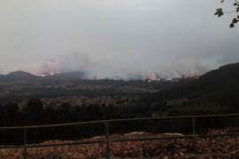 La Xunta xifra en 57 els incendis que romanen actius a Galícia